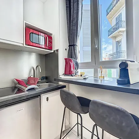 Sweet Marceau 6 Hyper Centre Proche De La Et Du Palais 戛纳